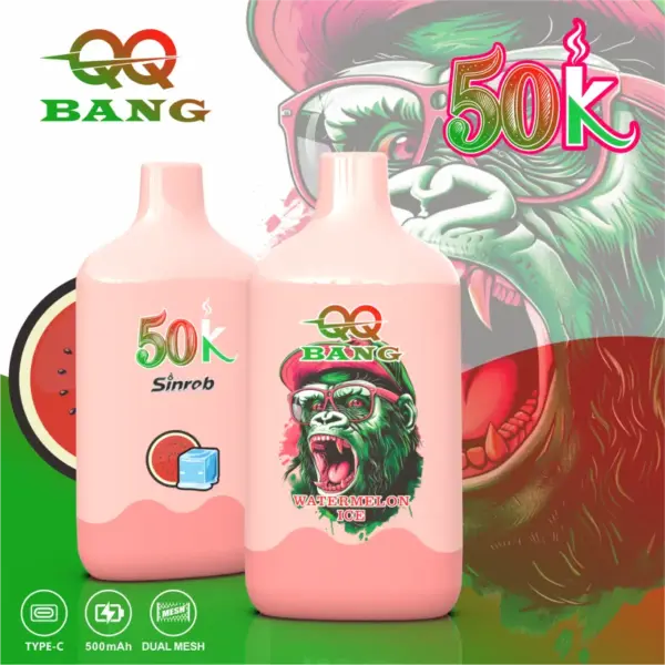 QQ Bang 50000 Puffs 50k Goedkope Wegwerp Vape Prijs Groothandel Gratis Verzending