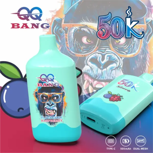 QQ Bang 50000 Puffs 50k Goedkope Wegwerp Vape Prijs Groothandel Gratis Verzending