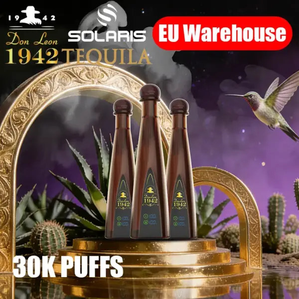 Solaris Tequila 30000 Puffs Don Leon 1942 30k Wegwerp Vape Pen EU Magazijn