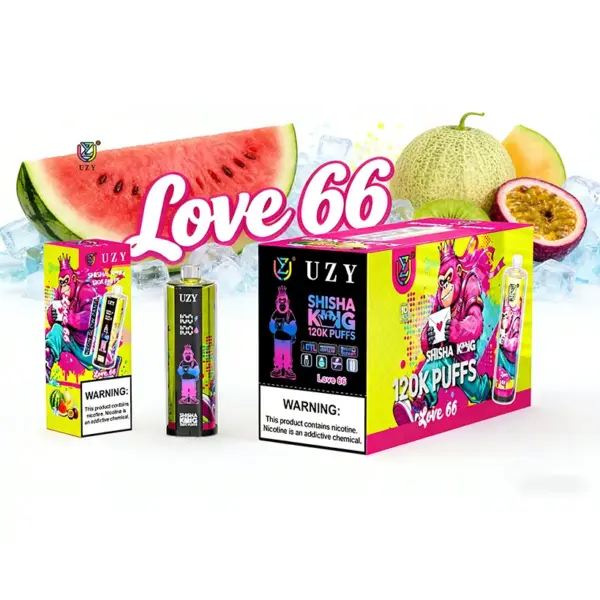 UZY 120K Puffs Shisha King DTL Wegwerp Vape 120000 EU Magazijn