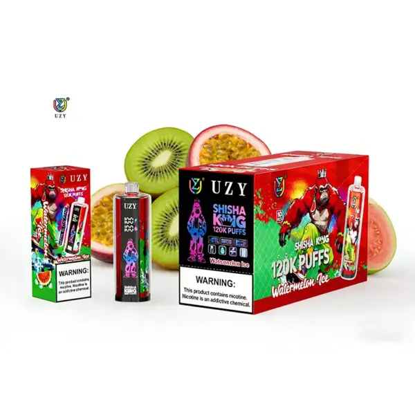 UZY 120K Puffs Shisha King DTL Wegwerp Vape 120000 EU Magazijn