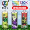 UZY 120K Puffs Shisha King DTL Wegwerp Vape 120000 EU Magazijn