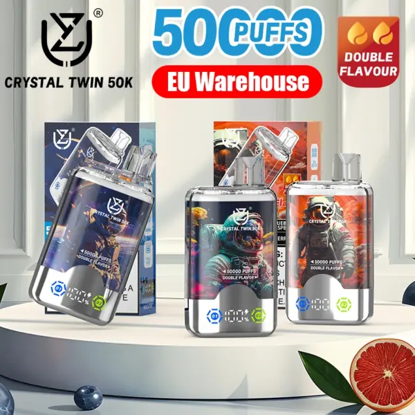 UZY 50K Puffs 2 in 1 Dubbele Smaak Wegwerp Vape Winkel 50000 EU Magazijn