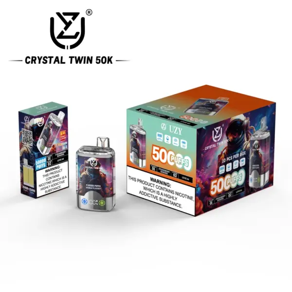 UZY 50K Puffs 2 in 1 Dubbele Smaak Wegwerp Vape Winkel 50000 EU Magazijn