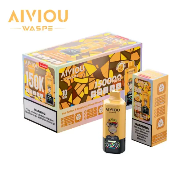 WASPE 150000 Trekjes AIVIOU Wegwerp Vape 6 In 1 Groothandel Gratis Verzending EU Magazijn