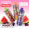 WASPE 180K trekjes 8 in 1 Crystal Wegwerp Vape 180000 Gratis verzending vanuit EU magazijn
