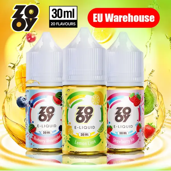 ZOOY 30ML E-Liquid Vape 30mg 50mg Nicotine EU Magazijn