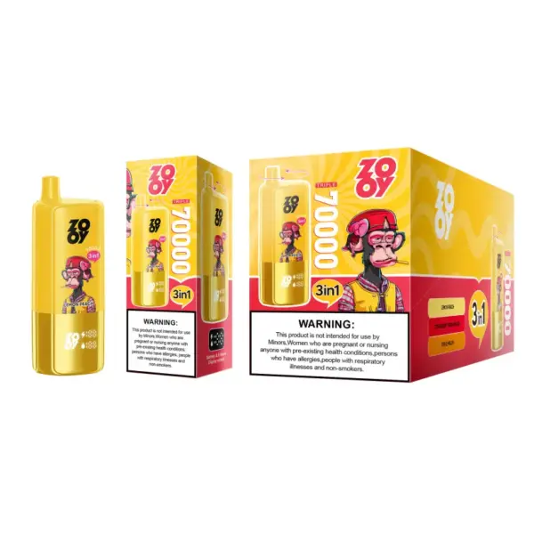 ZOOY 70K Puffs 70000 3 in 1 Drie Smaken Wegwerp Vape Gratis Verzending EU Magazijn
