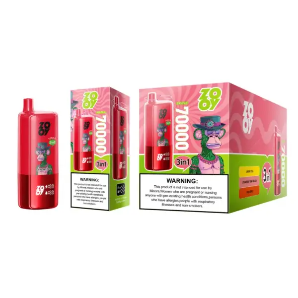 ZOOY 70K Puffs 70000 3 in 1 Drie Smaken Wegwerp Vape Gratis Verzending EU Magazijn