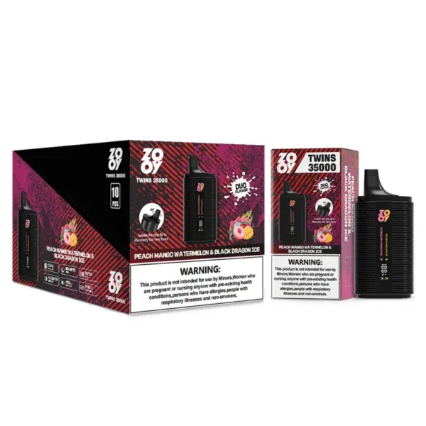 ZOOY Twins 35K Puffs 2 in 1 Wegwerp Vape Groothandel 35000 EU Magazijn