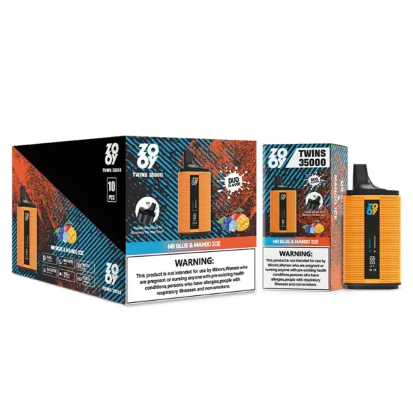 ZOOY Twins 35K Puffs 2 in 1 Wegwerp Vape Groothandel 35000 EU Magazijn