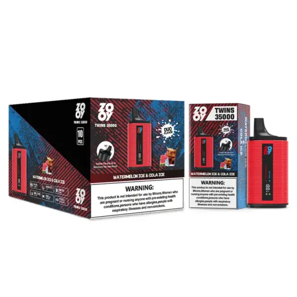 ZOOY Twins 35K Puffs 2 in 1 Wegwerp Vape Groothandel 35000 EU Magazijn