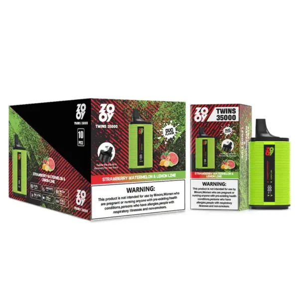 ZOOY Twins 35K Puffs 2 in 1 Wegwerp Vape Groothandel 35000 EU Magazijn
