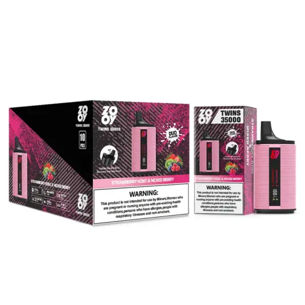 ZOOY Twins 35K Puffs 2 in 1 Wegwerp Vape Groothandel 35000 EU Magazijn