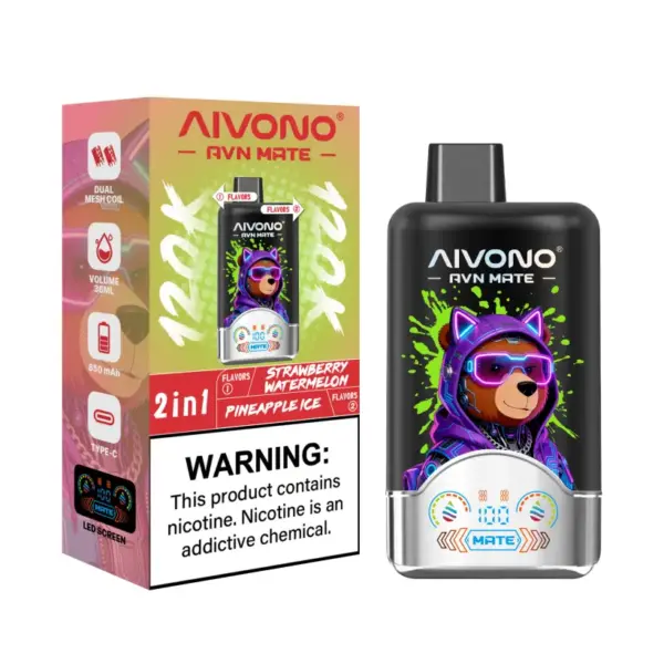 Aivono 120K Puffs 2 In 1 Smaken Avn Mate Wegwerp E Sigaret Groothandel Gratis Verzending