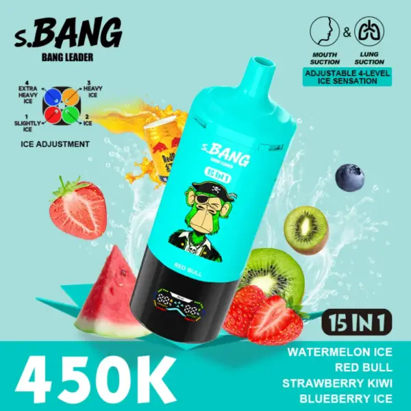 Bang Leader 450K Puffs 15 In 1 Wegwerp E Sigaret Meerdere Smaken Gratis Verzending
