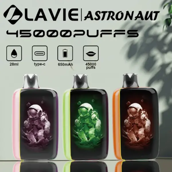 Lavie Astronaut 45K Puffs 45000 Meilleure Cigarette Électronique Jetable Vente En Gros Livraison Gratuite