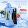 Mesii 50K Puffs Visible Tank Dual Mode Wegwerp E Sigaret 50000 Gratis Verzending