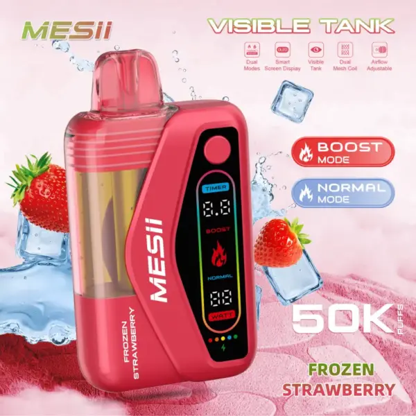 Mesii 50K Puffs Visible Tank Dual Mode Wegwerp E Sigaret 50000 Gratis Verzending