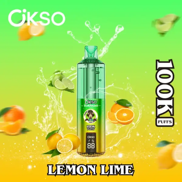 OKSO Tornado 100k Puffs 100000 Oplaadbare Wegwerp Vape Pen Gratis Verzending