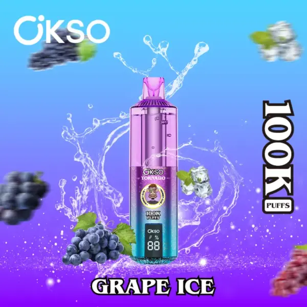 OKSO Tornado 100k Puffs 100000 Oplaadbare Wegwerp Vape Pen Gratis Verzending