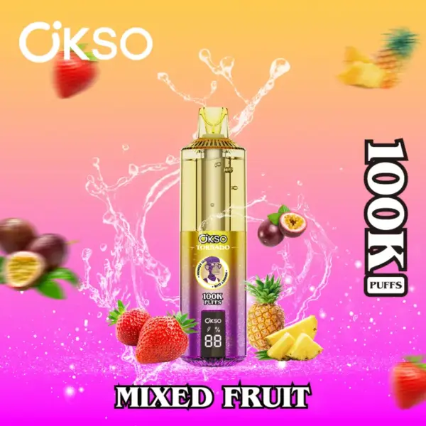 OKSO Tornado 100k Puffs 100000 Oplaadbare Wegwerp Vape Pen Gratis Verzending