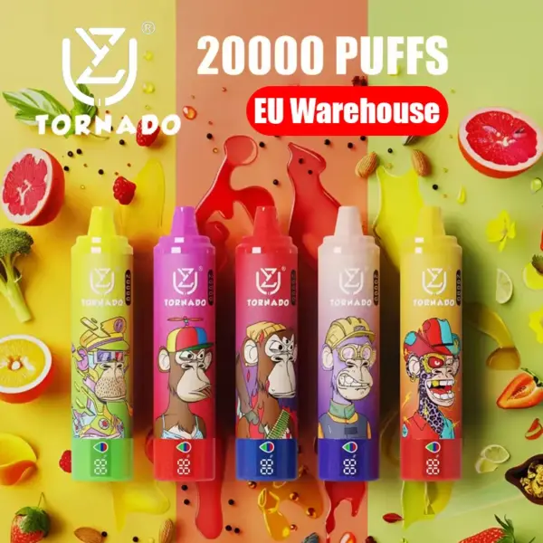 UZY Tornado 20000 Puffs Wegwerp Vape Groothandel EU Magazijn