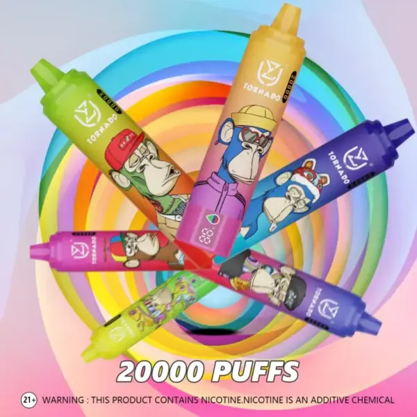 UZY Tornado 20000 Puffs Wegwerp Vape Groothandel EU Magazijn