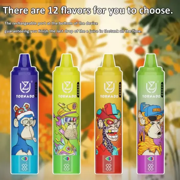 UZY Tornado 20000 Puffs Wegwerp Vape Groothandel EU Magazijn