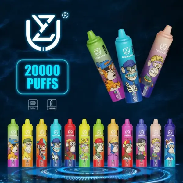 UZY Tornado 20000 Puffs Wegwerp Vape Groothandel EU Magazijn