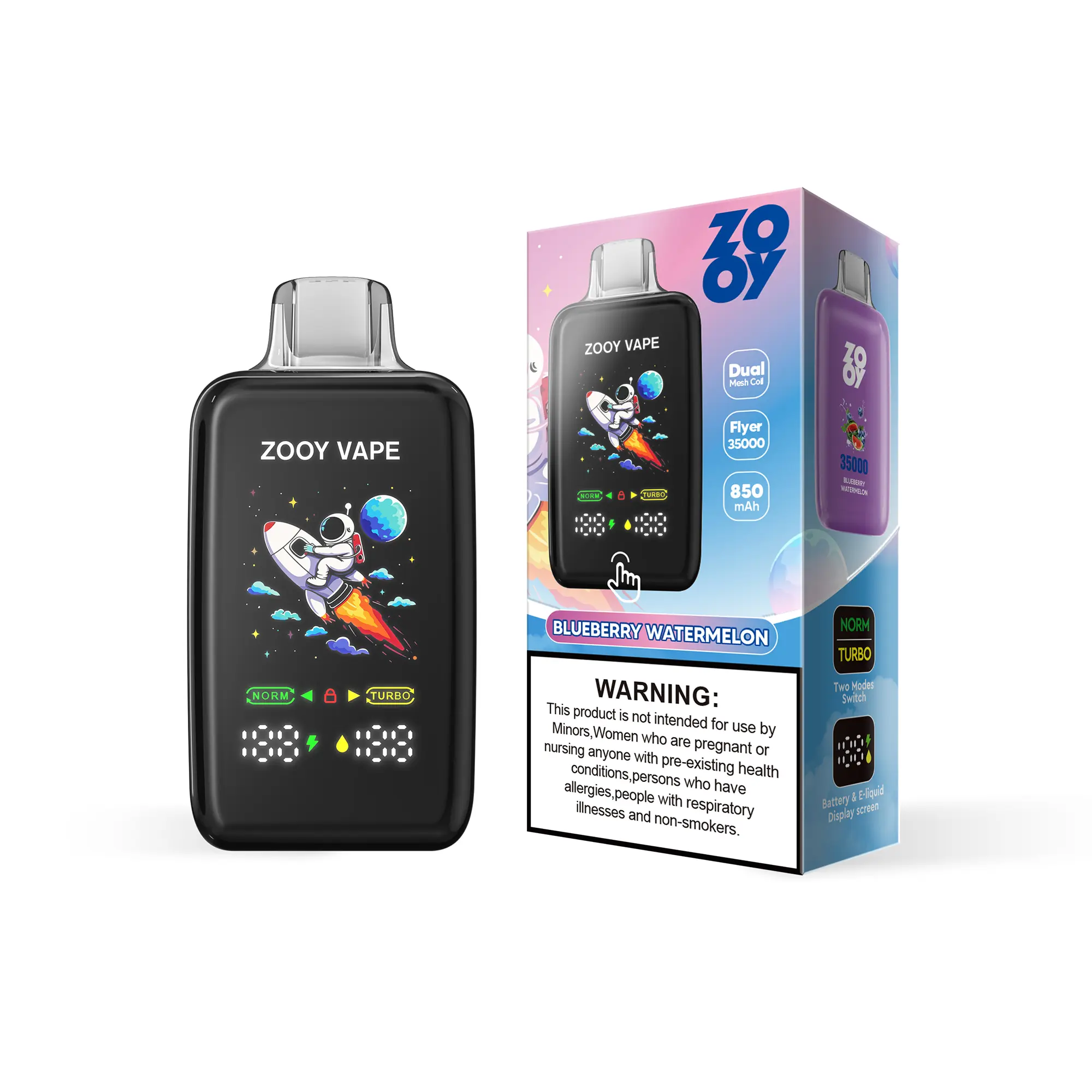 ZOOY FLYER 35K Puffs 35000 Wegwerp Vape Groothandel EU Magazijn