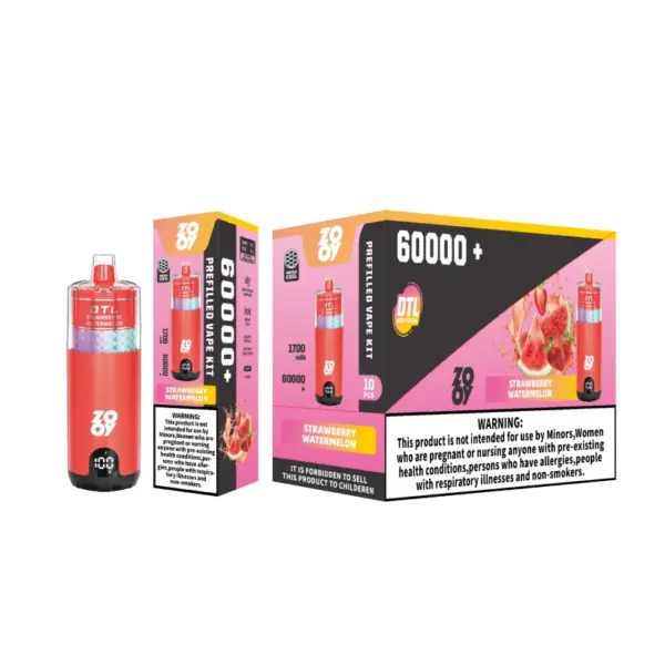 ZOOY Mega 60K Puffs 60000 DTL Shisha Wegwerp E Sigaret Groothandel EU Magazijn