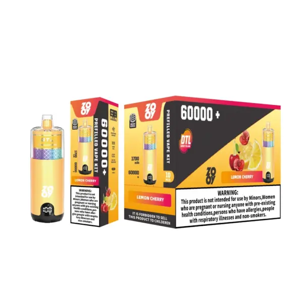 ZOOY Mega 60K Puffs 60000 DTL Shisha Wegwerp E Sigaret Groothandel EU Magazijn