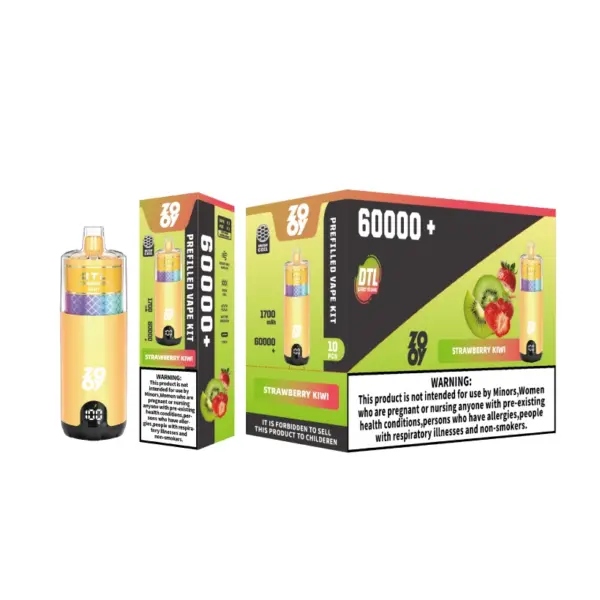 ZOOY Mega 60K Puffs 60000 DTL Shisha Wegwerp E Sigaret Groothandel EU Magazijn