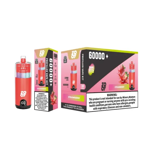 ZOOY Mega 60K Puffs 60000 DTL Shisha Wegwerp E Sigaret Groothandel EU Magazijn