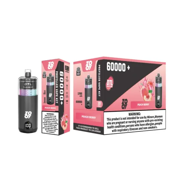 ZOOY Mega 60K Puffs 60000 DTL Shisha Wegwerp E Sigaret Groothandel EU Magazijn