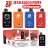 ZOOY ZERO 45K Puffs 45000 Nicotine En Ice Controle Wegwerp Vape Groothandel EU Magazijn