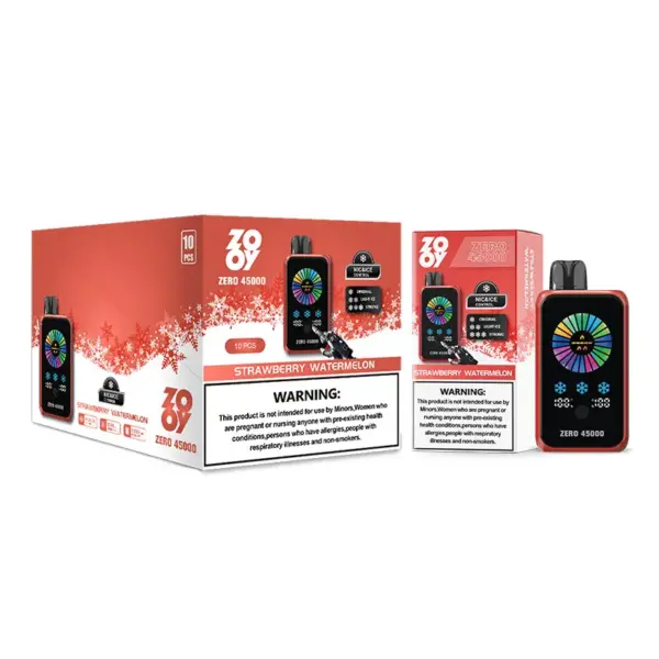 ZOOY ZERO 45K Puffs 45000 Nicotine En Ice Controle Wegwerp Vape Groothandel EU Magazijn