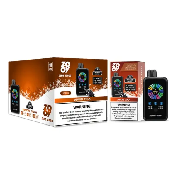 ZOOY ZERO 45K Puffs 45000 Nicotine En Ice Controle Wegwerp Vape Groothandel EU Magazijn