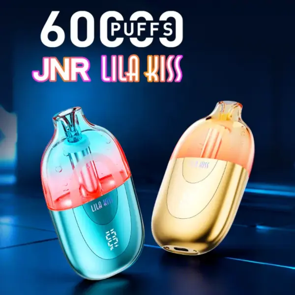 JNR 60K Puffs 60000 Lila Kiss Crystal Wegwerp Vape