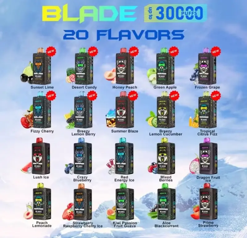 Merry Mi 30k Puffs 30000 Blade Beste Wegwerp Vape met EU Magazijn en Gratis Verzending
