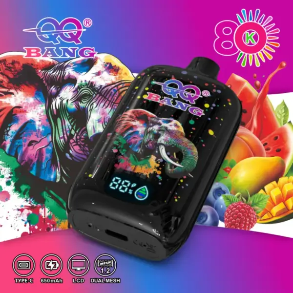 QQ Bang 80000 Trekjes 80K Oplaadbare Wegwerp Vape Pen Gratis Verzending