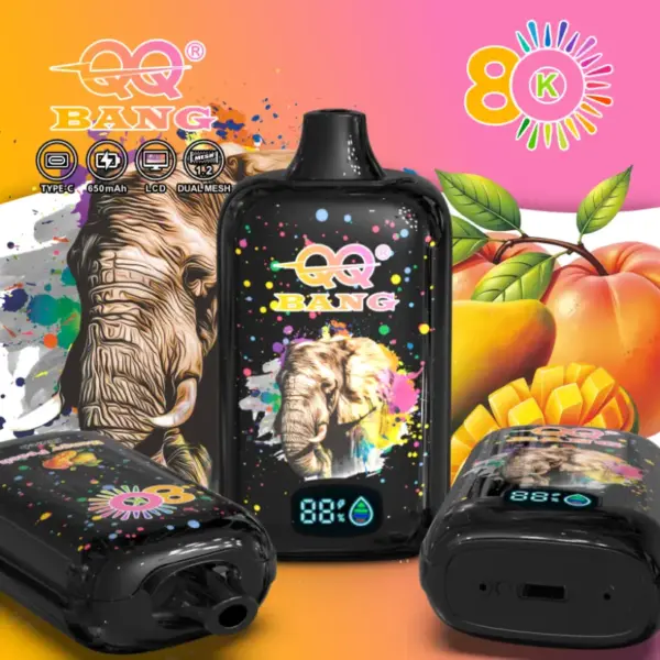 QQ Bang 80000 Trekjes 80K Oplaadbare Wegwerp Vape Pen Gratis Verzending
