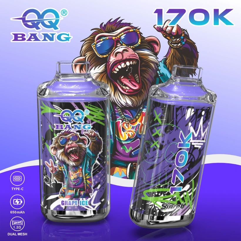 QQ Bang 170K Trekjes Crystal Wegwerp Vape Groothandel Voordelige Prijs Gratis Verzending - Afbeelding 7