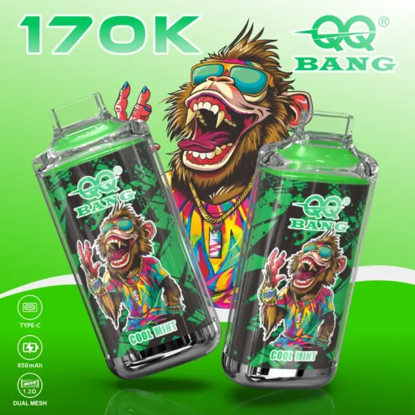 QQ Bang 170K Trekjes Crystal Wegwerp Vape Groothandel Voordelige Prijs Gratis Verzending