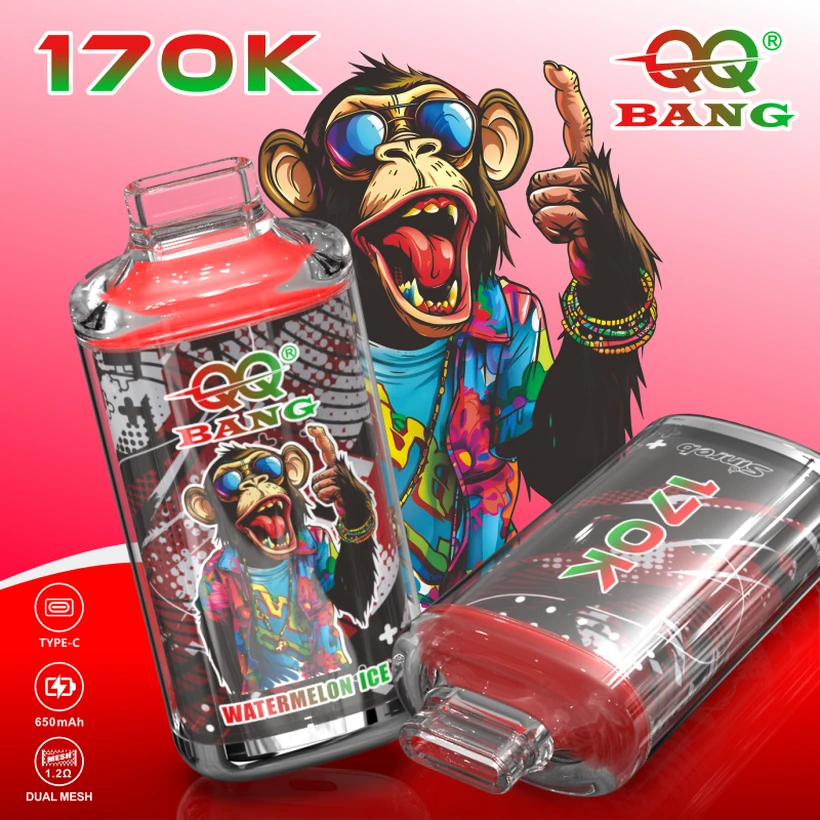 QQ Bang 170K Trekjes Crystal Wegwerp Vape Groothandel Voordelige Prijs Gratis Verzending