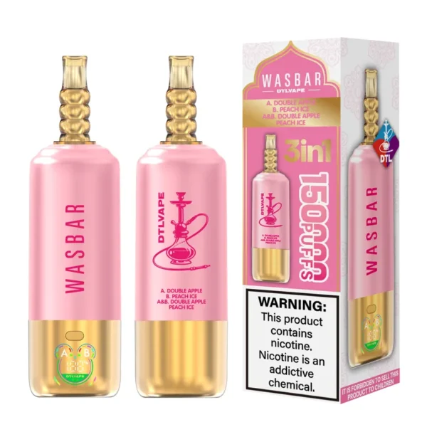 Wasbar 150K Puffs 3 in 1 DTL Vaping