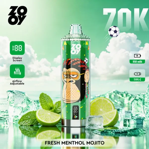 ZOOY 70K Puffs 70000 Crystal Wegwerp E-sigaret Vape