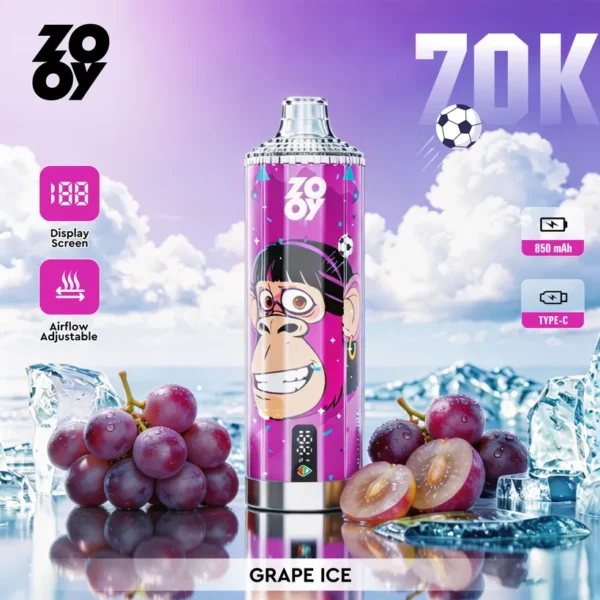 ZOOY 70K Puffs 70000 Crystal Wegwerp E-sigaret Vape