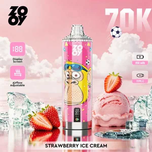 ZOOY 70K Puffs 70000 Crystal Wegwerp E-sigaret Vape
